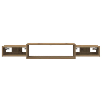 Wandmontierter TV-Schrank Wandhalterung Artisan-Eiche