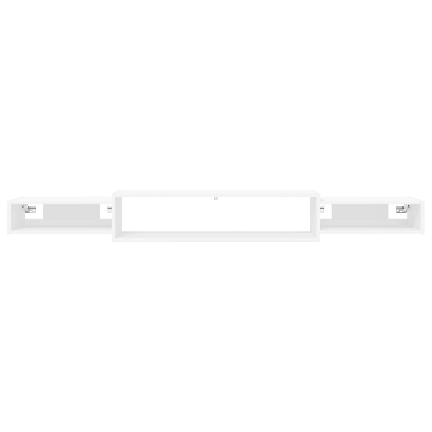 Wandmontierter TV-Schrank Wandhalterung Weiß 180 x 28 x 21 cm