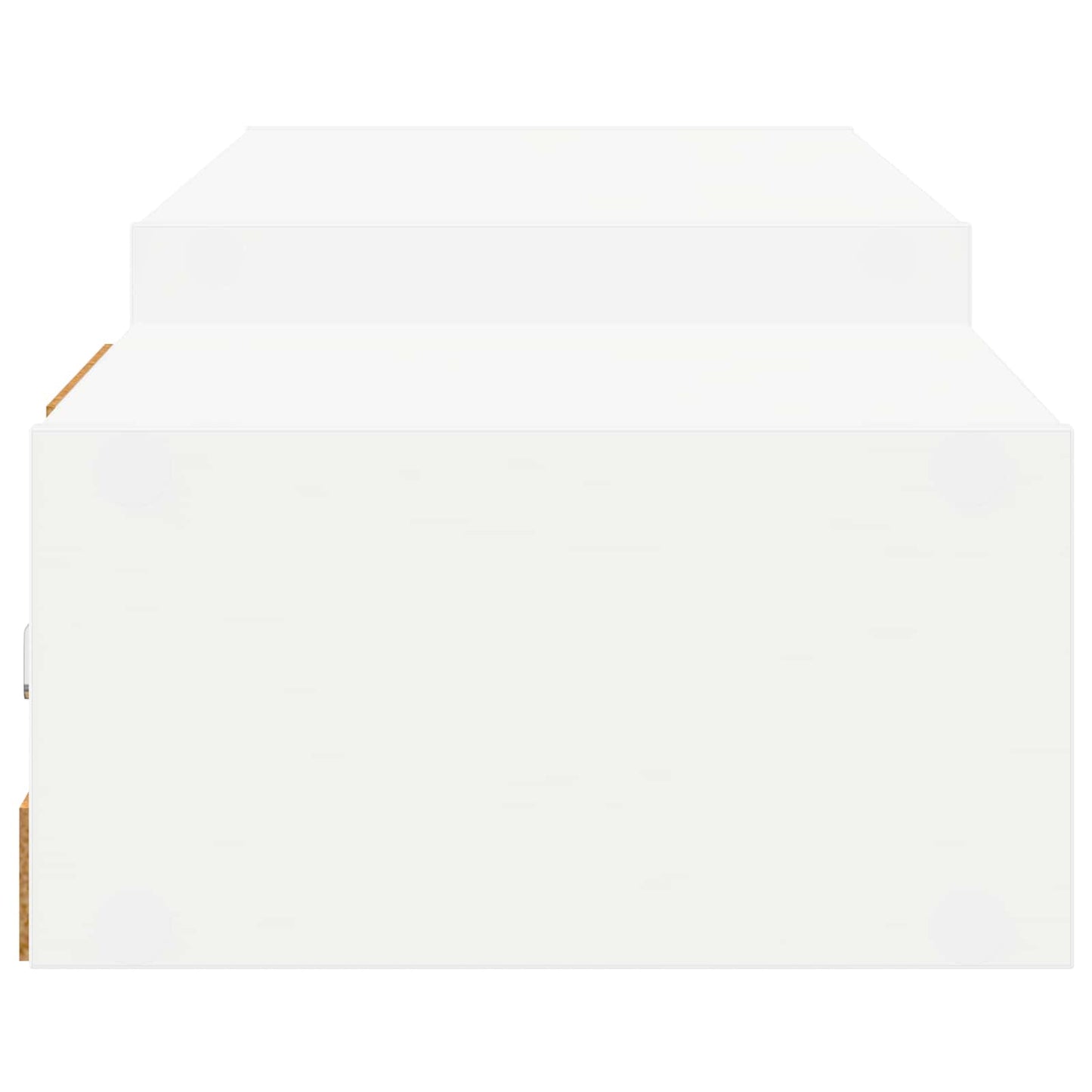Wandmontierter TV-Schrank Wandhalterung Weiß 180 x 28 x 21 cm