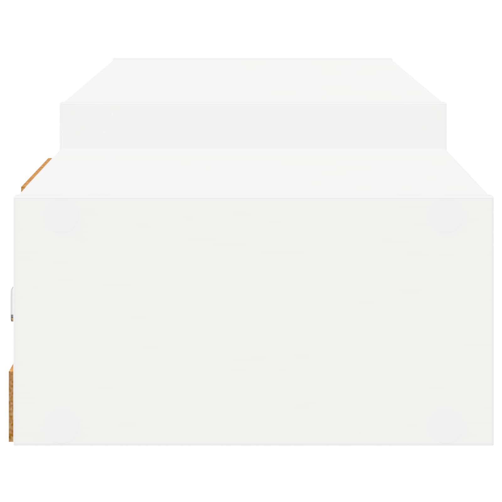 Wandmontierter TV-Schrank Wandhalterung Weiß 180 x 28 x 21 cm