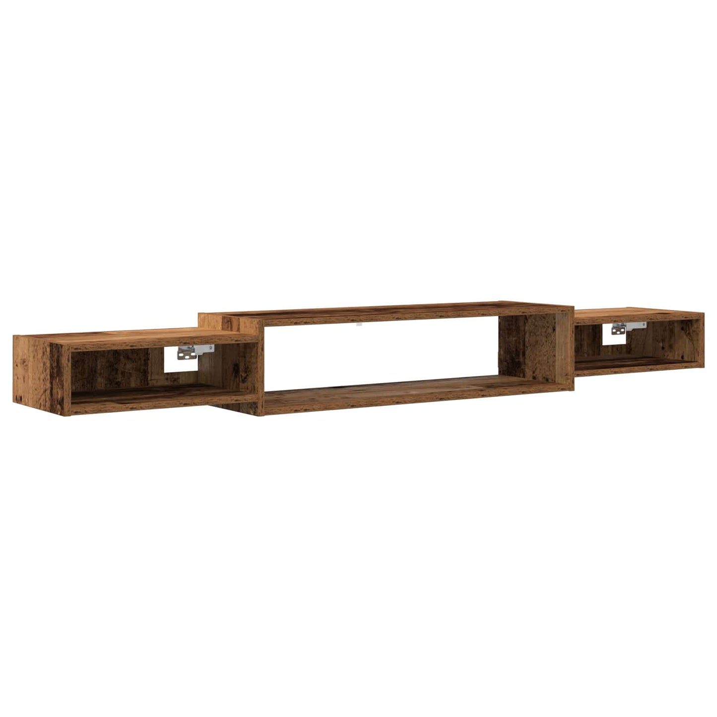 Wandmontierter TV-Schrank Wandhalterung Altholz