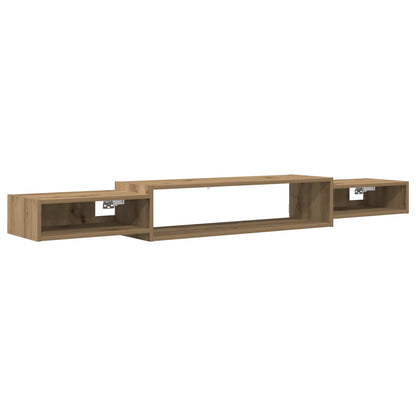 Wandmontierter TV-Schrank Wandhalterung Artisan-Eiche