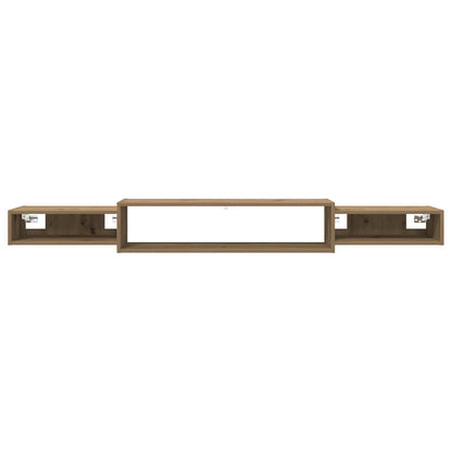 Wandmontierter TV-Schrank Wandhalterung Artisan-Eiche