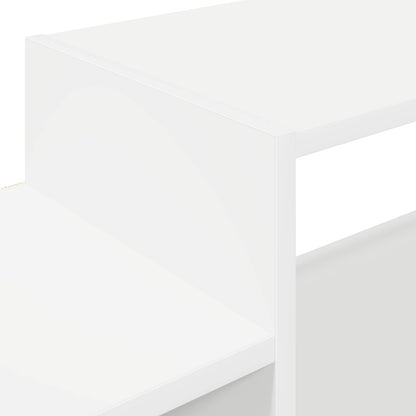 Wandmontierter TV-Schrank Wandhalterung Weiß 220 x 28 x 21 cm