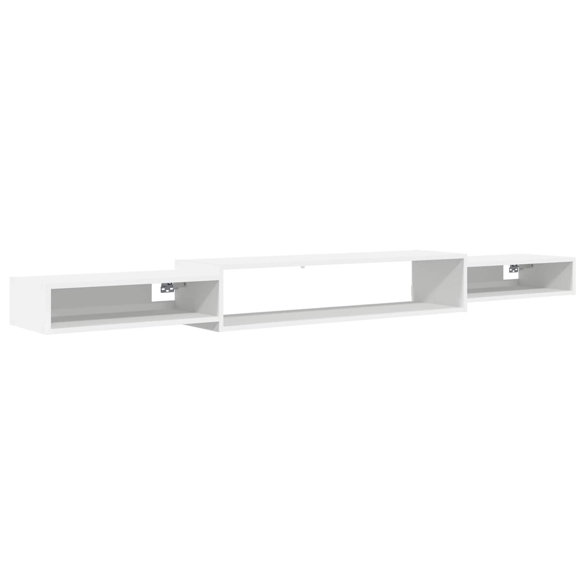 Wandmontierter TV-Schrank Wandhalterung Weiß 220 x 28 x 21 cm