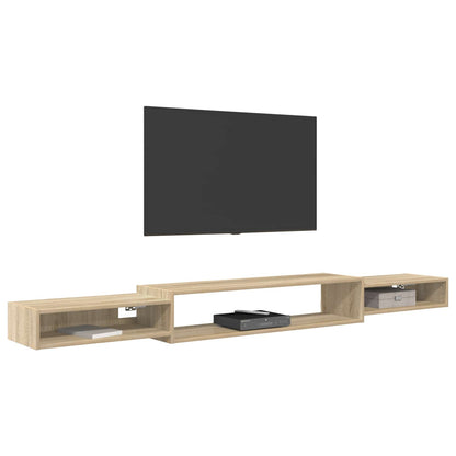 Wandmontierter TV-Schrank Wandhalterung Sonoma-Eiche