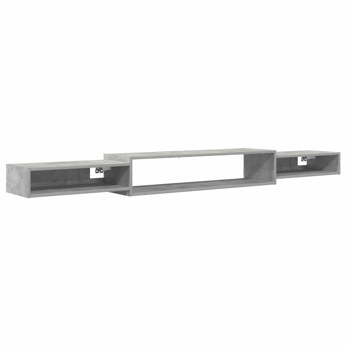 Wandmontierter TV-Schrank Wandhalterung Betongrau