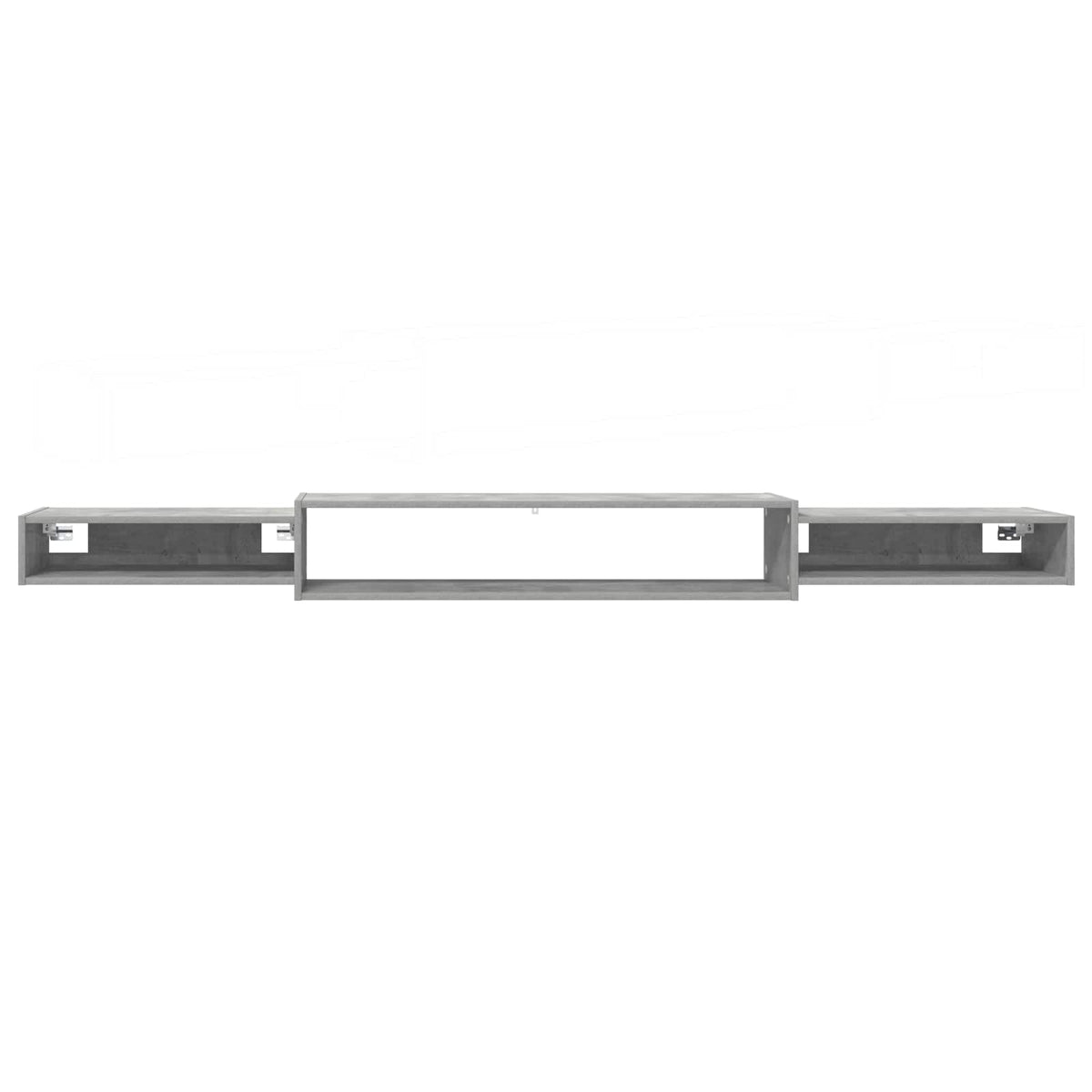Wandmontierter TV-Schrank Wandhalterung Betongrau