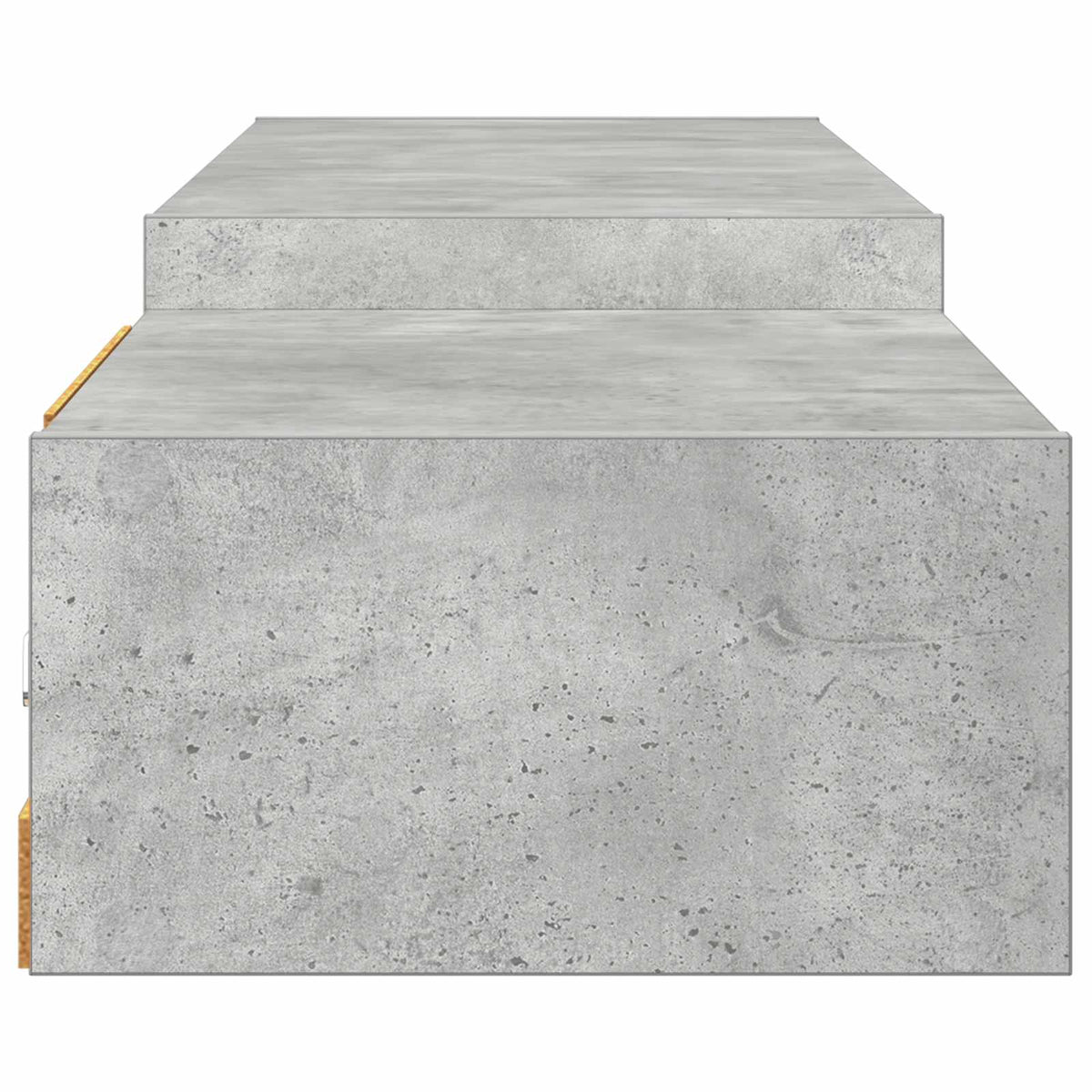 Wandmontierter TV-Schrank Wandhalterung Betongrau