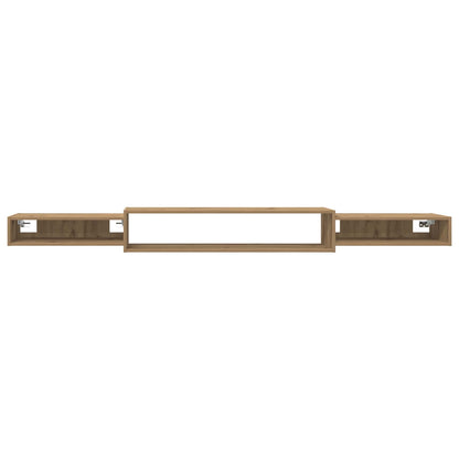 Wandmontierter TV-Schrank Wandhalterung Artisan-Eiche