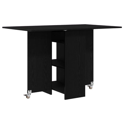 Esstisch 115 x 70 x 75 cm Holzwerkstoff Schwarze Eiche