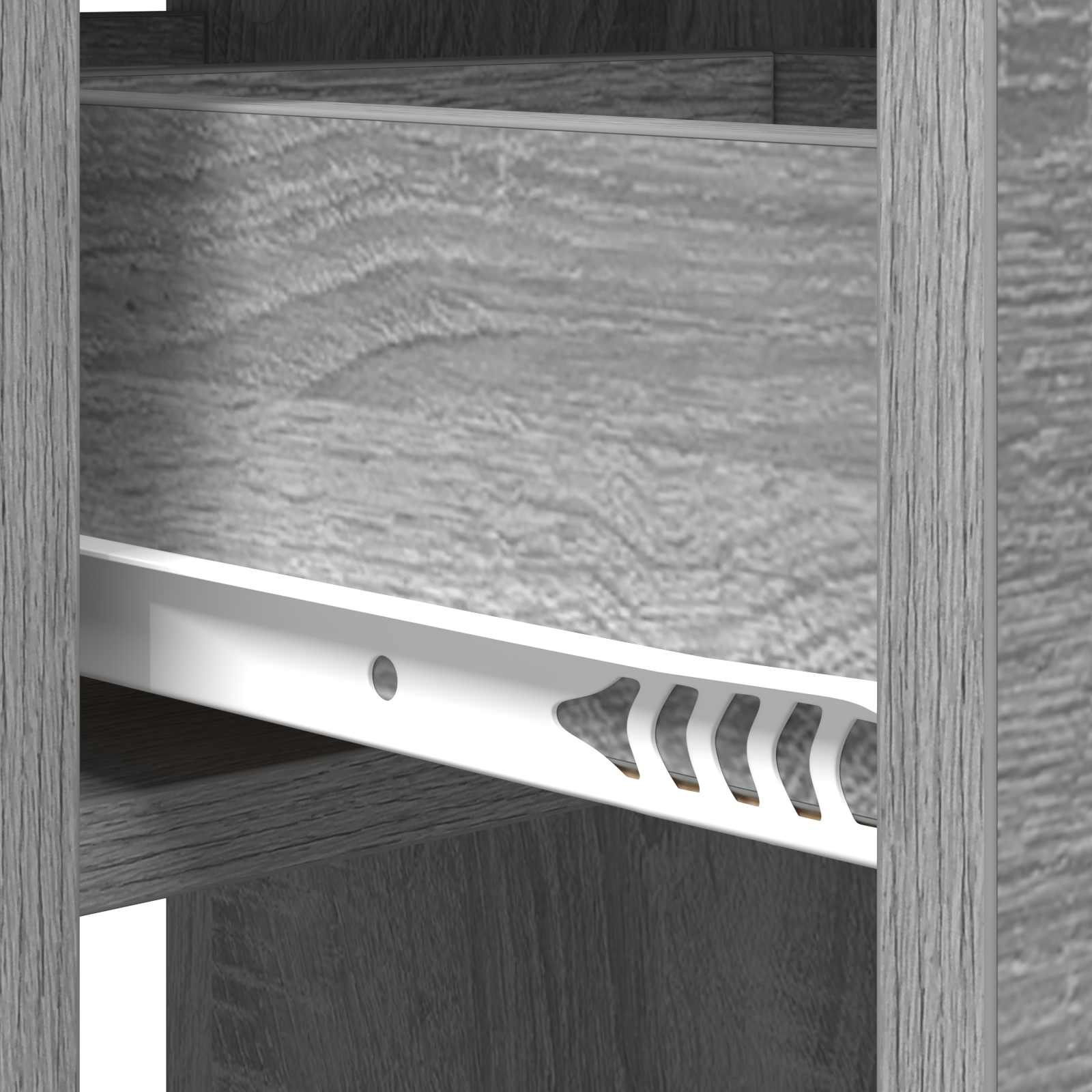 Esstisch 115 x 70 x 75 cm Holzwerkstoff Grau Sonoma
