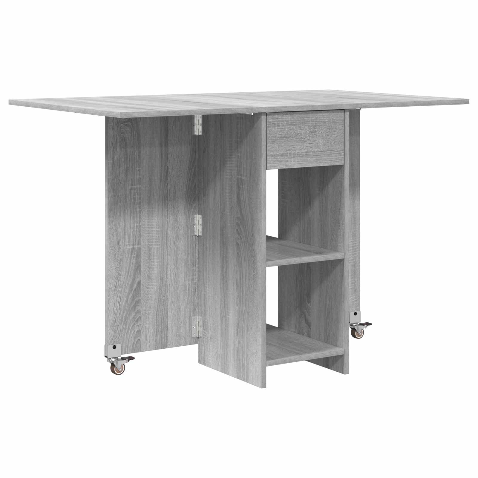 Esstisch 115 x 70 x 75 cm Holzwerkstoff Grau Sonoma
