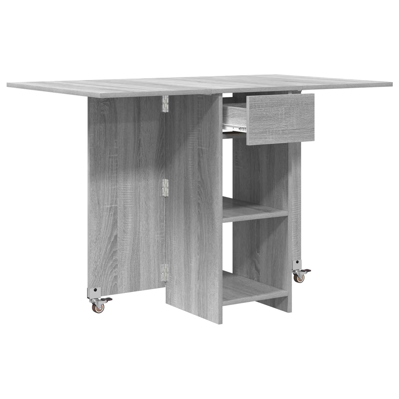 Esstisch 115 x 70 x 75 cm Holzwerkstoff Grau Sonoma