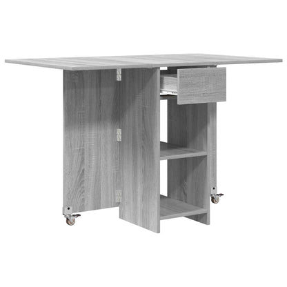 Esstisch 115 x 70 x 75 cm Holzwerkstoff Grau Sonoma
