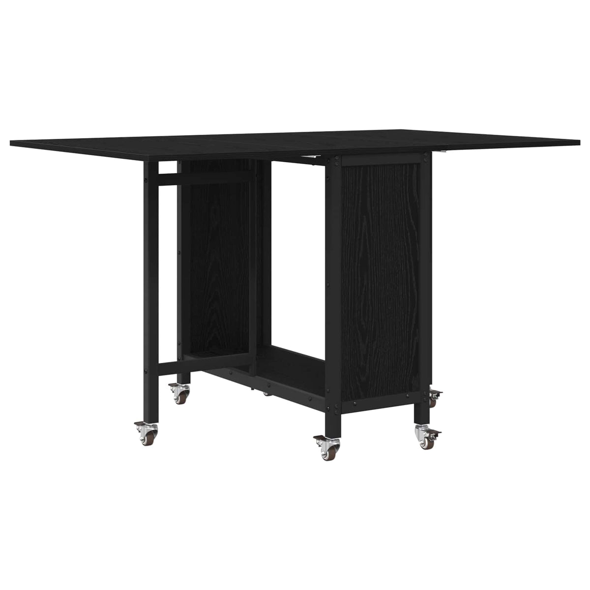 Faltbarer Esstisch mit Rollen 130 x 80 x 76,5 cm Holzwerkstoff