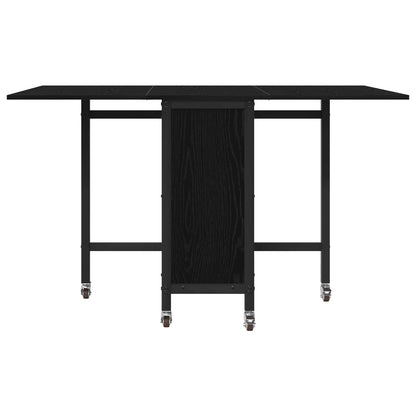 Faltbarer Esstisch mit Rollen 130 x 80 x 76,5 cm Holzwerkstoff