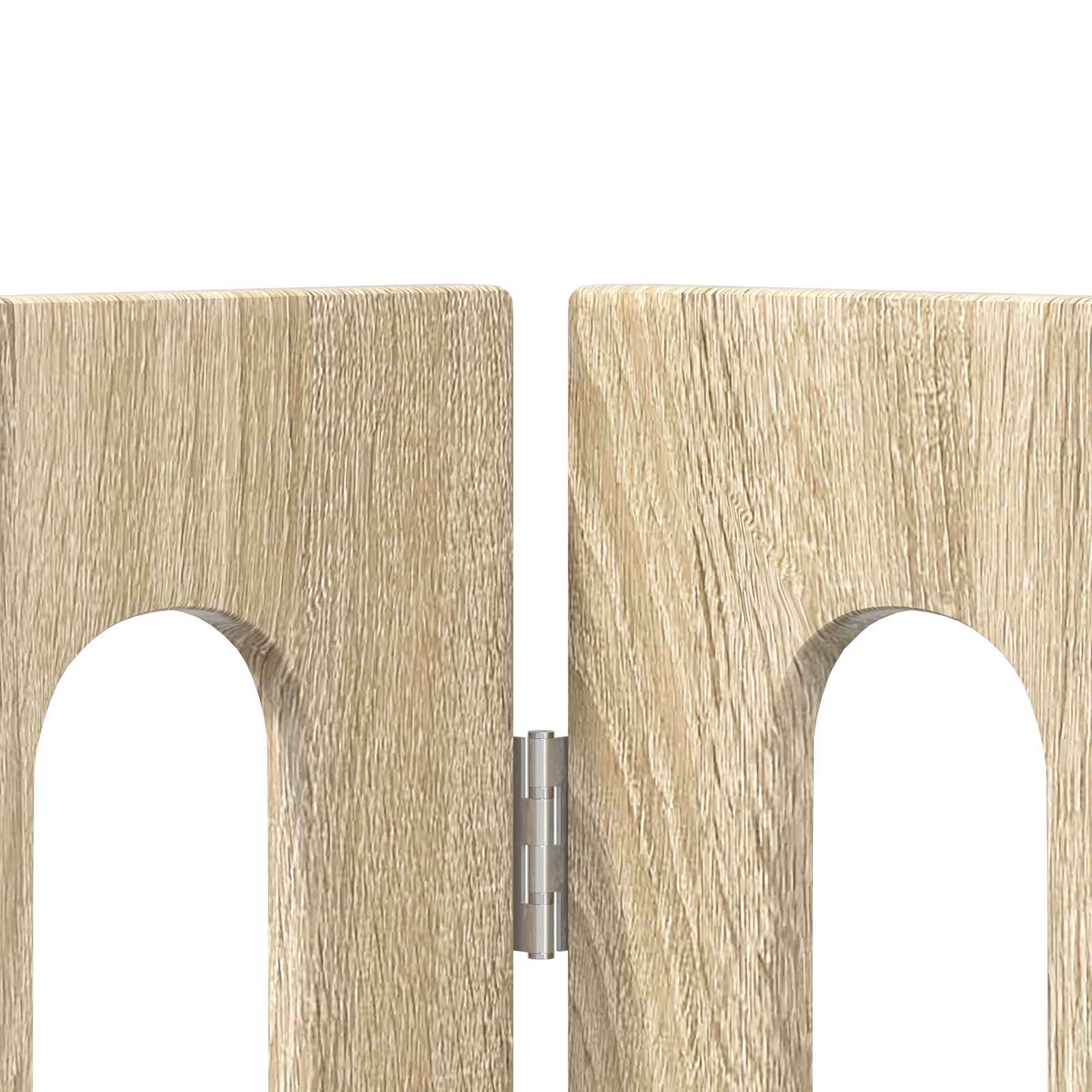 Faltbarer Haustierzaun 2 stk. Sonoma-Eiche 100,5 x 38 x 70 cm
