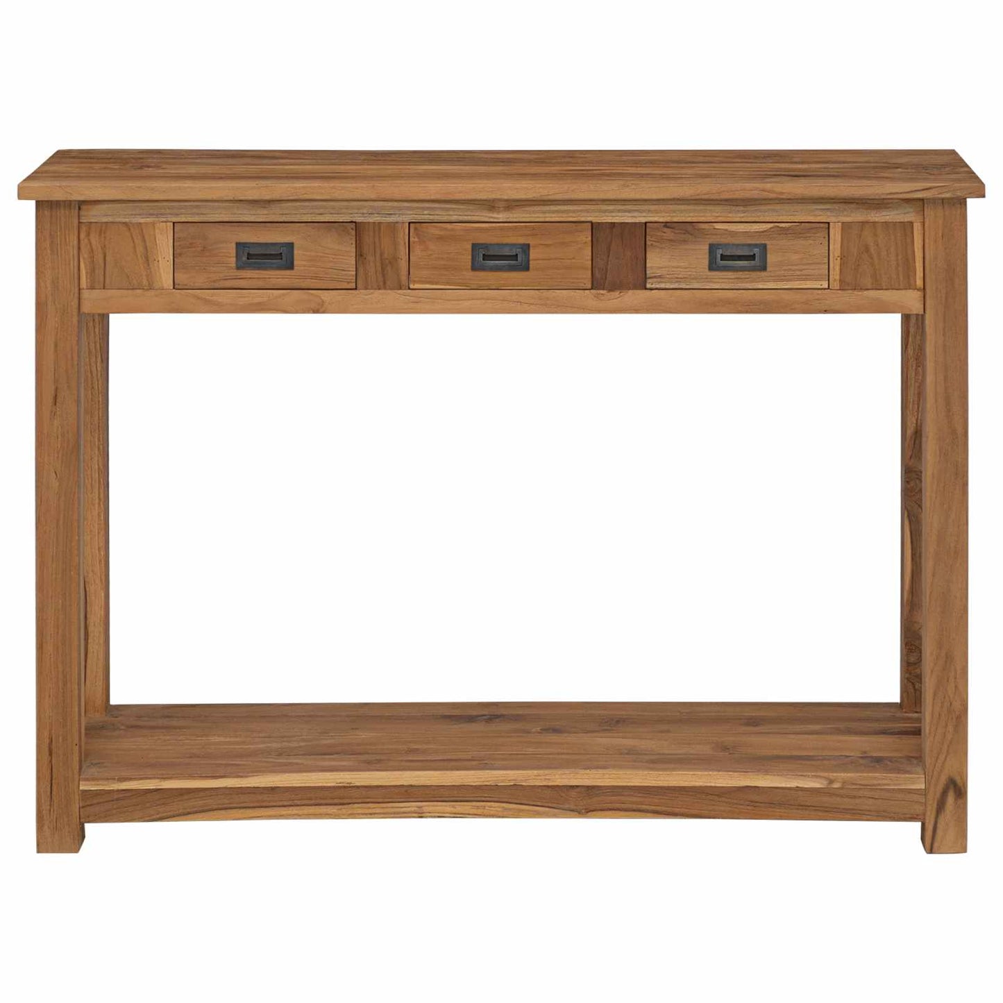 Konsolentisch Natur 110 x 30 x 80 cm Massivholz Teak