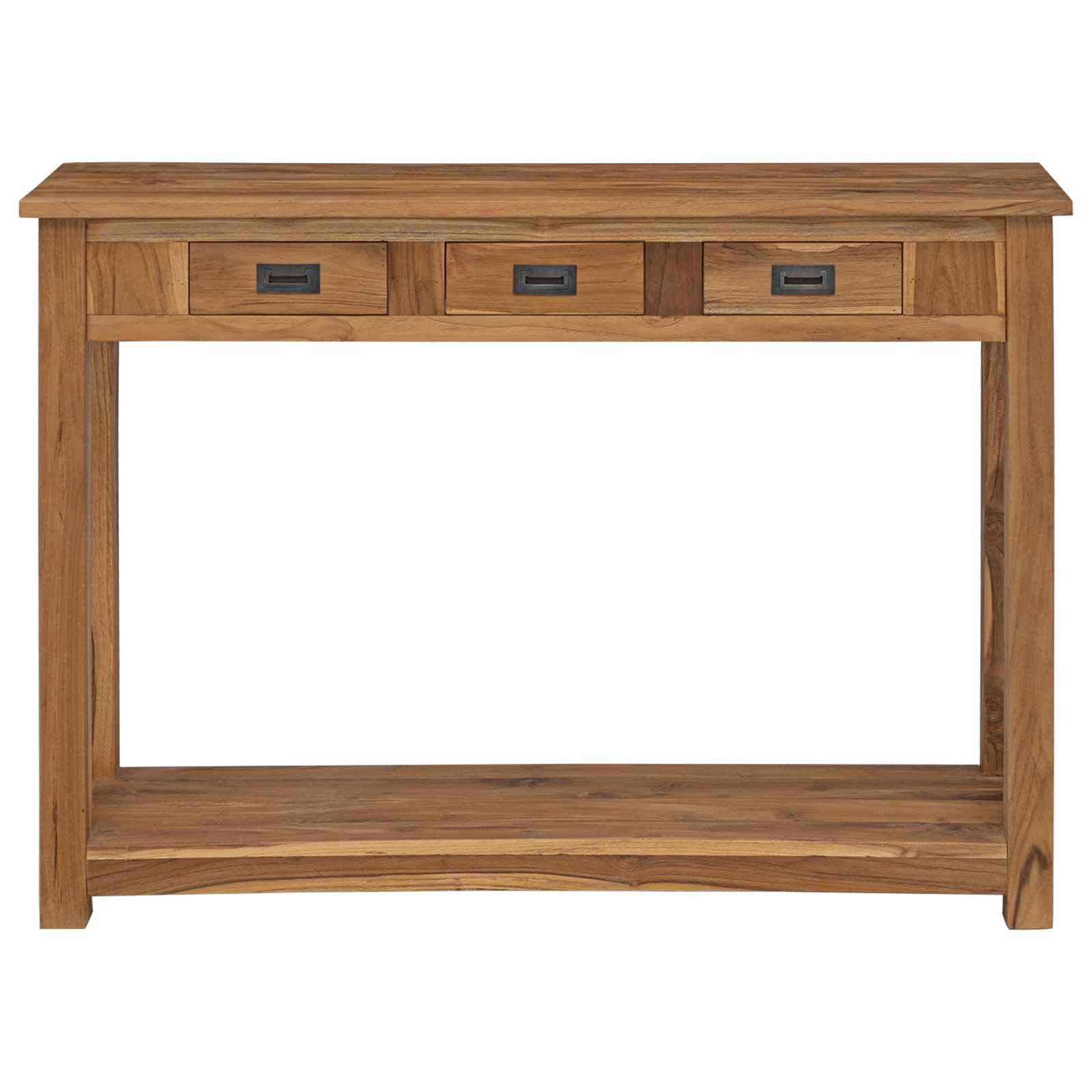 Konsolentisch Natur 110 x 30 x 80 cm Massivholz Teak