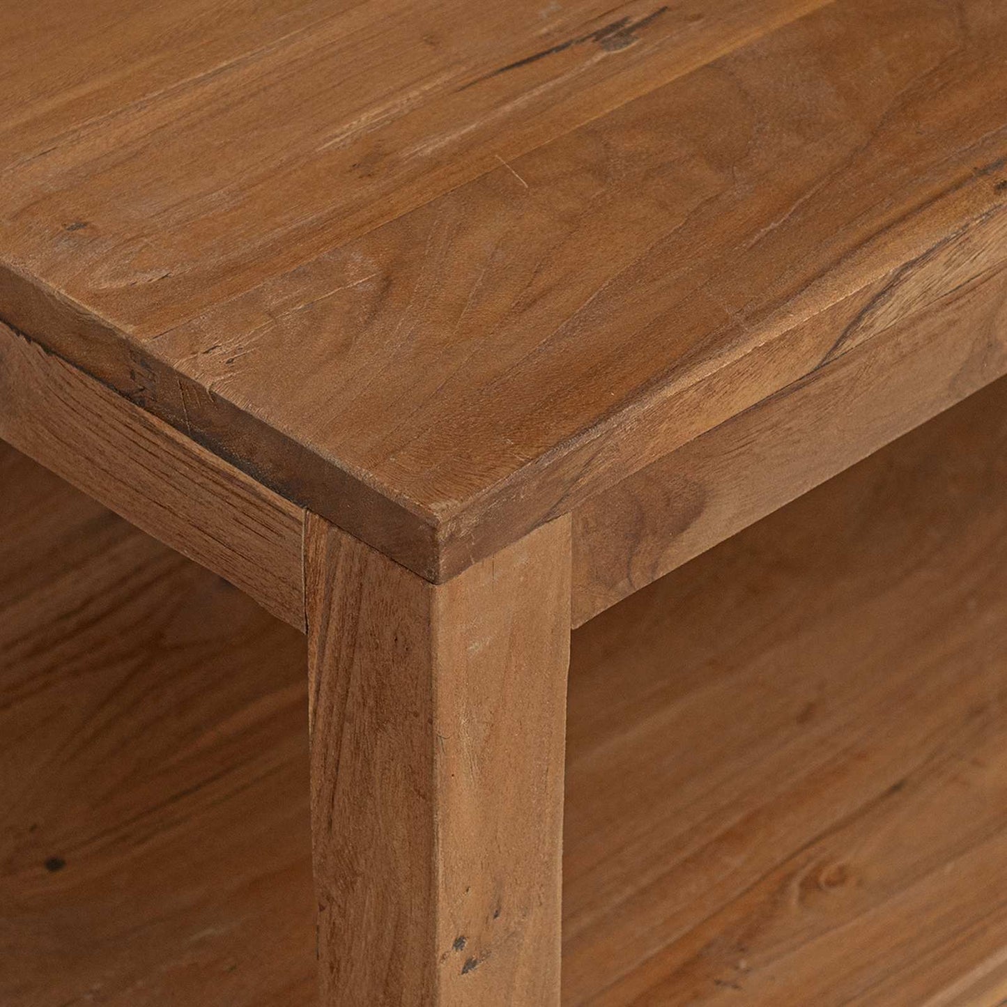 Couchtisch Natur 100 x 50 x 40 cm Massivholz Teak