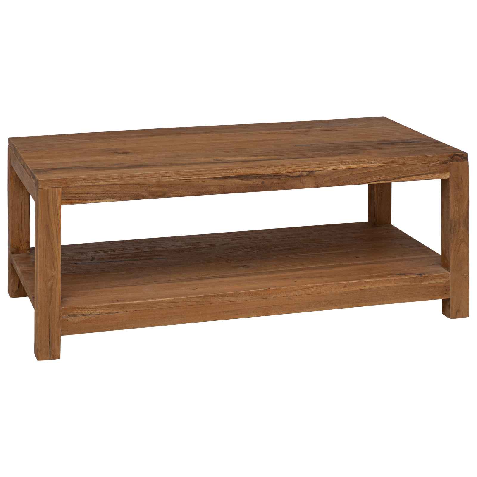 Couchtisch Natur 100 x 50 x 40 cm Massivholz Teak