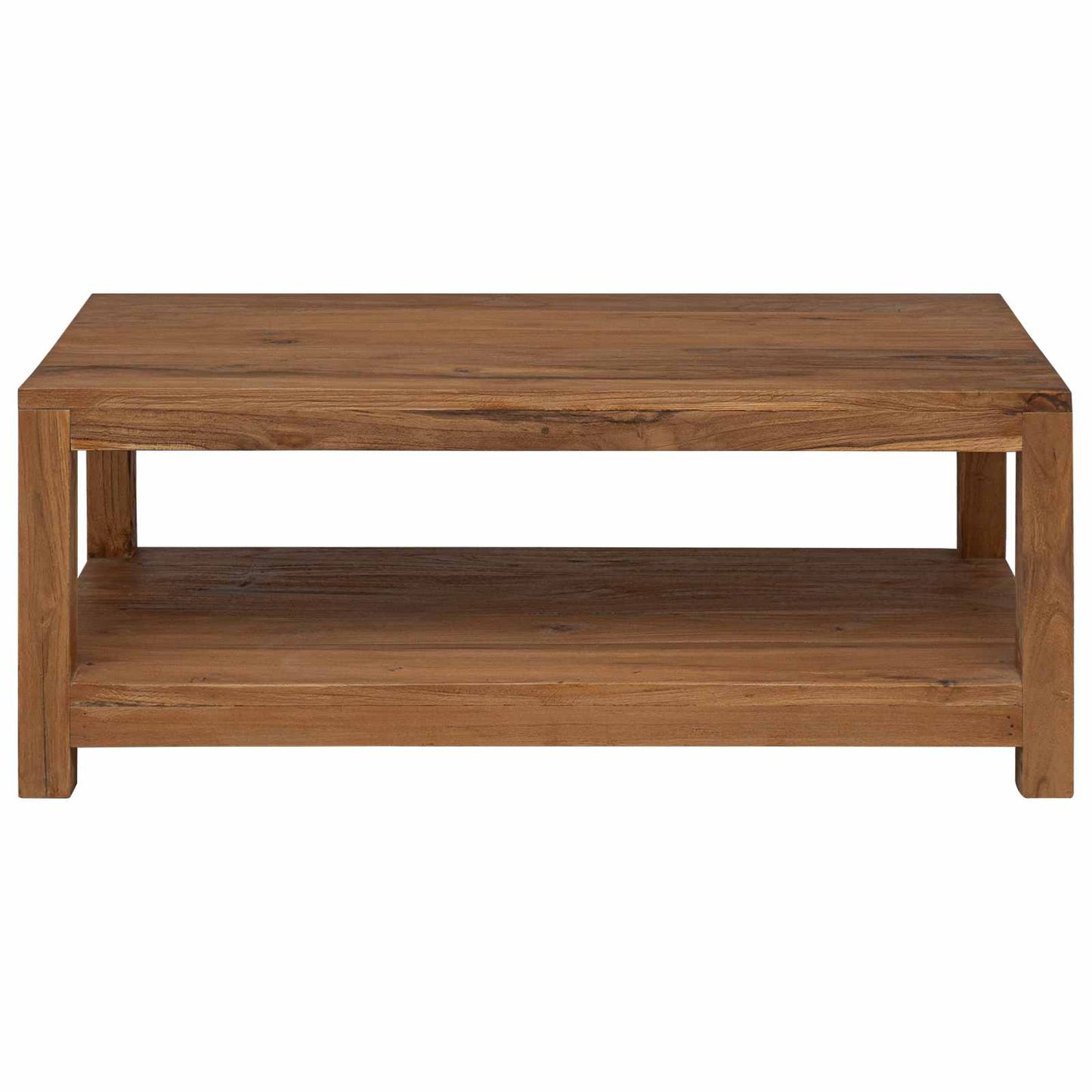 Couchtisch Natur 100 x 50 x 40 cm Massivholz Teak