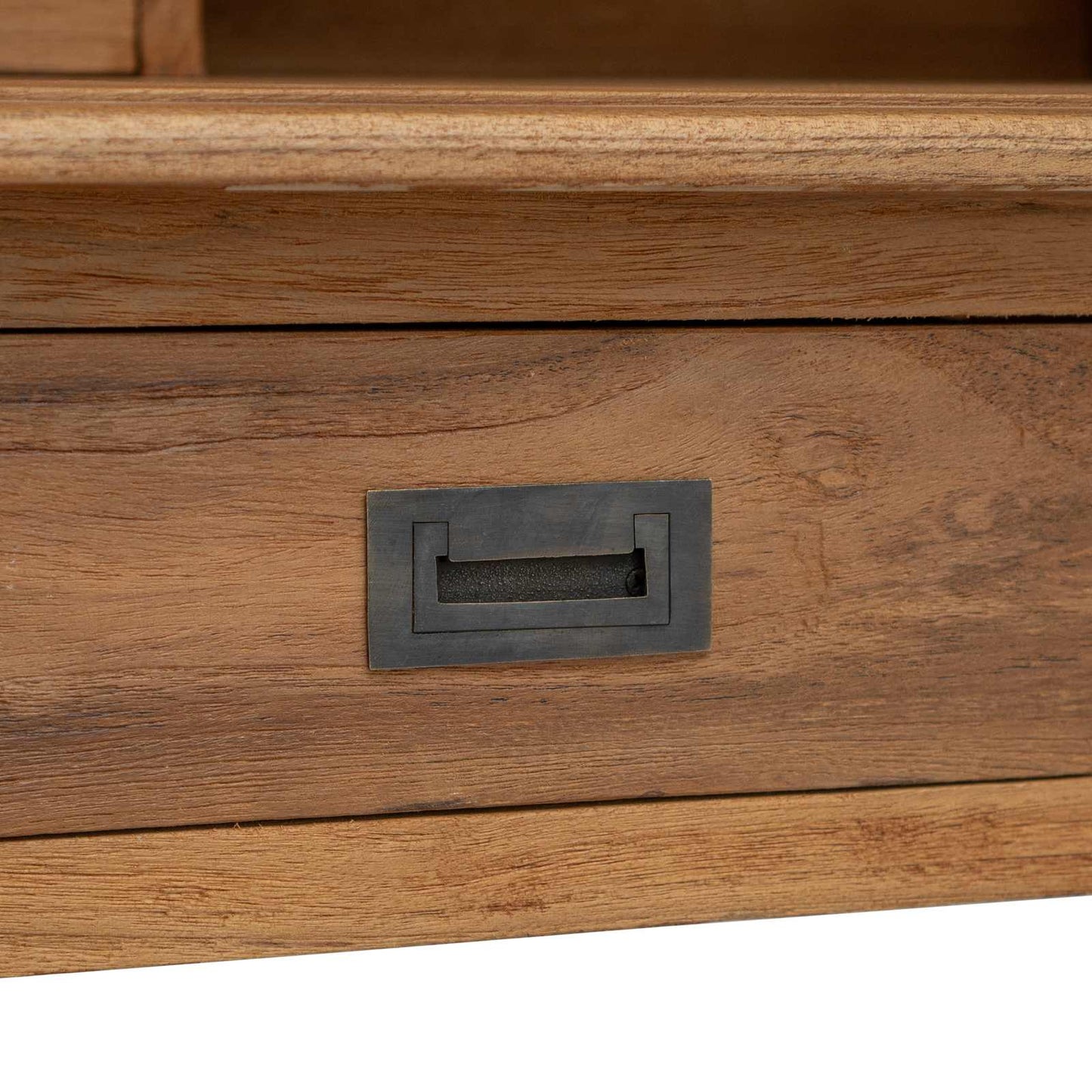 Schreibtisch Natur 89,5 x 49,5 x 100 cm Massivholz Teak