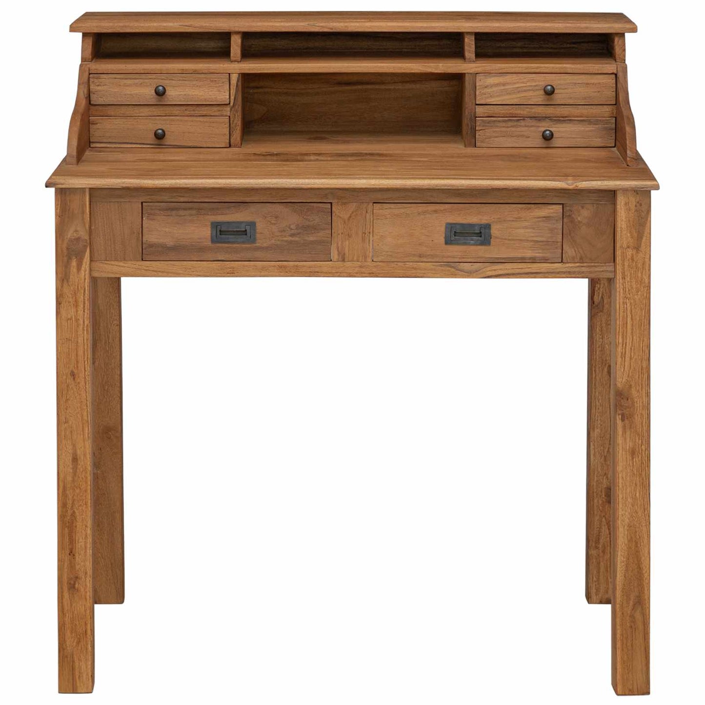Schreibtisch Natur 89,5 x 49,5 x 100 cm Massivholz Teak