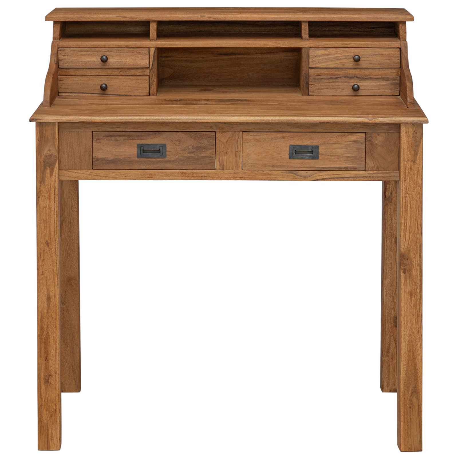 Schreibtisch Natur 89,5 x 49,5 x 100 cm Massivholz Teak