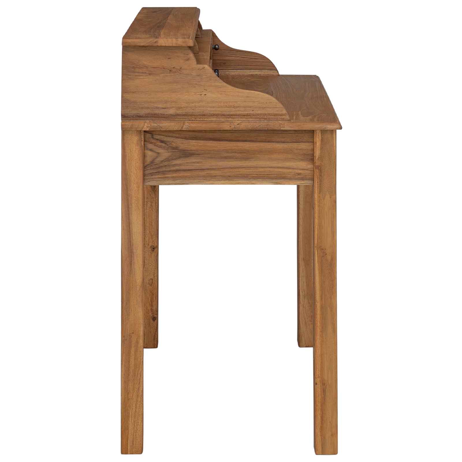 Schreibtisch Natur 89,5 x 49,5 x 100 cm Massivholz Teak