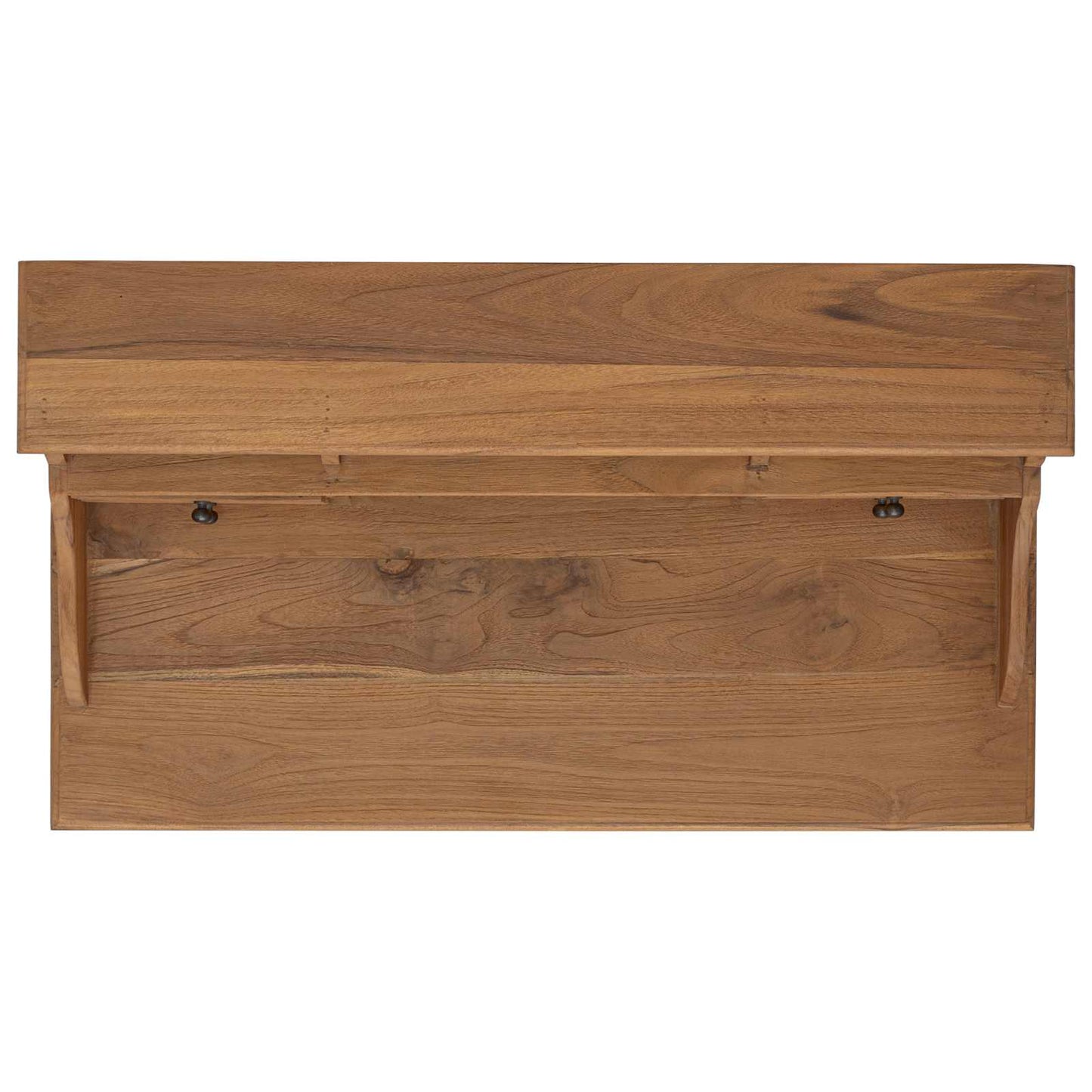 Schreibtisch Natur 89,5 x 49,5 x 100 cm Massivholz Teak