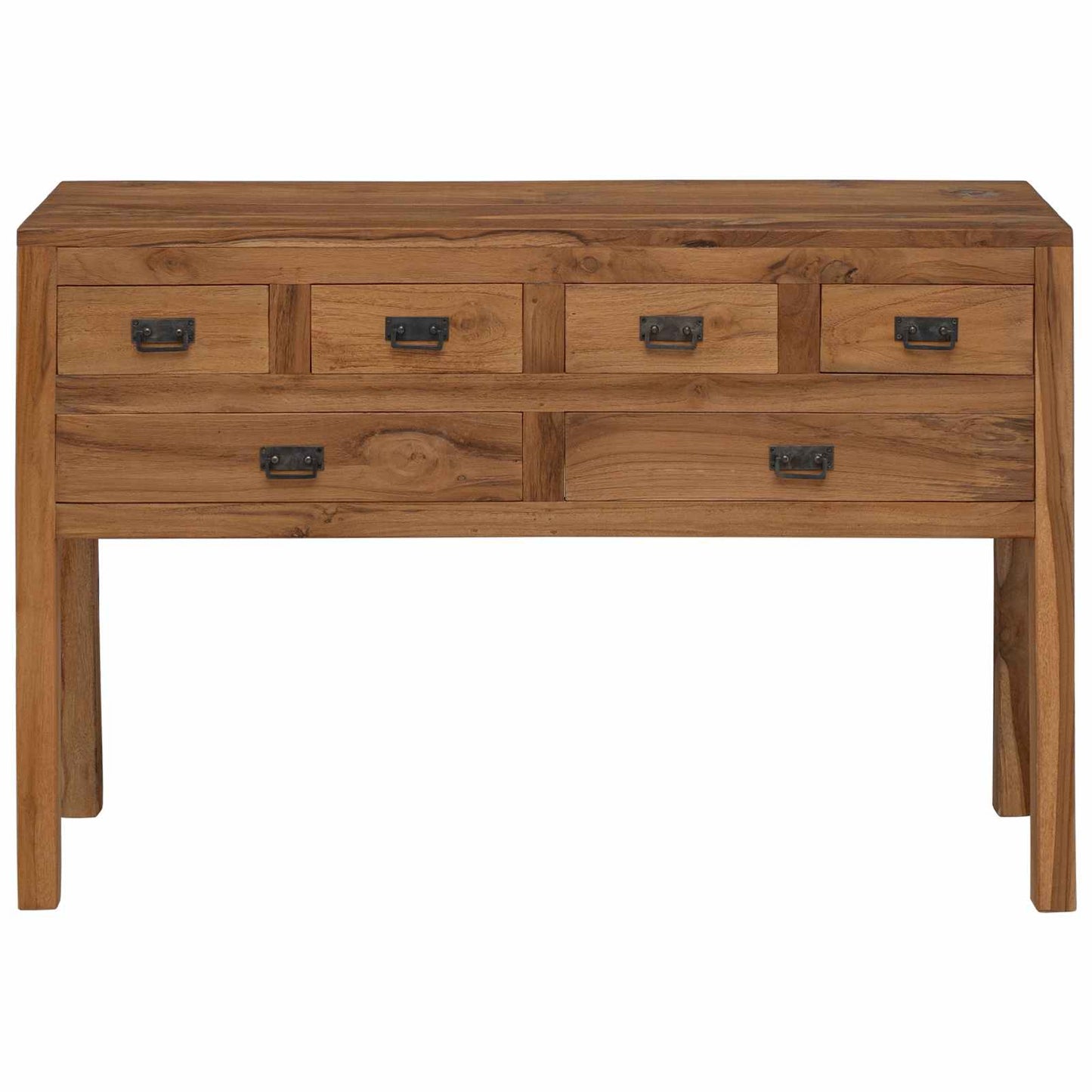 Sideboard Natur 110 x 35 x 75,5 cm Massivholz Teak