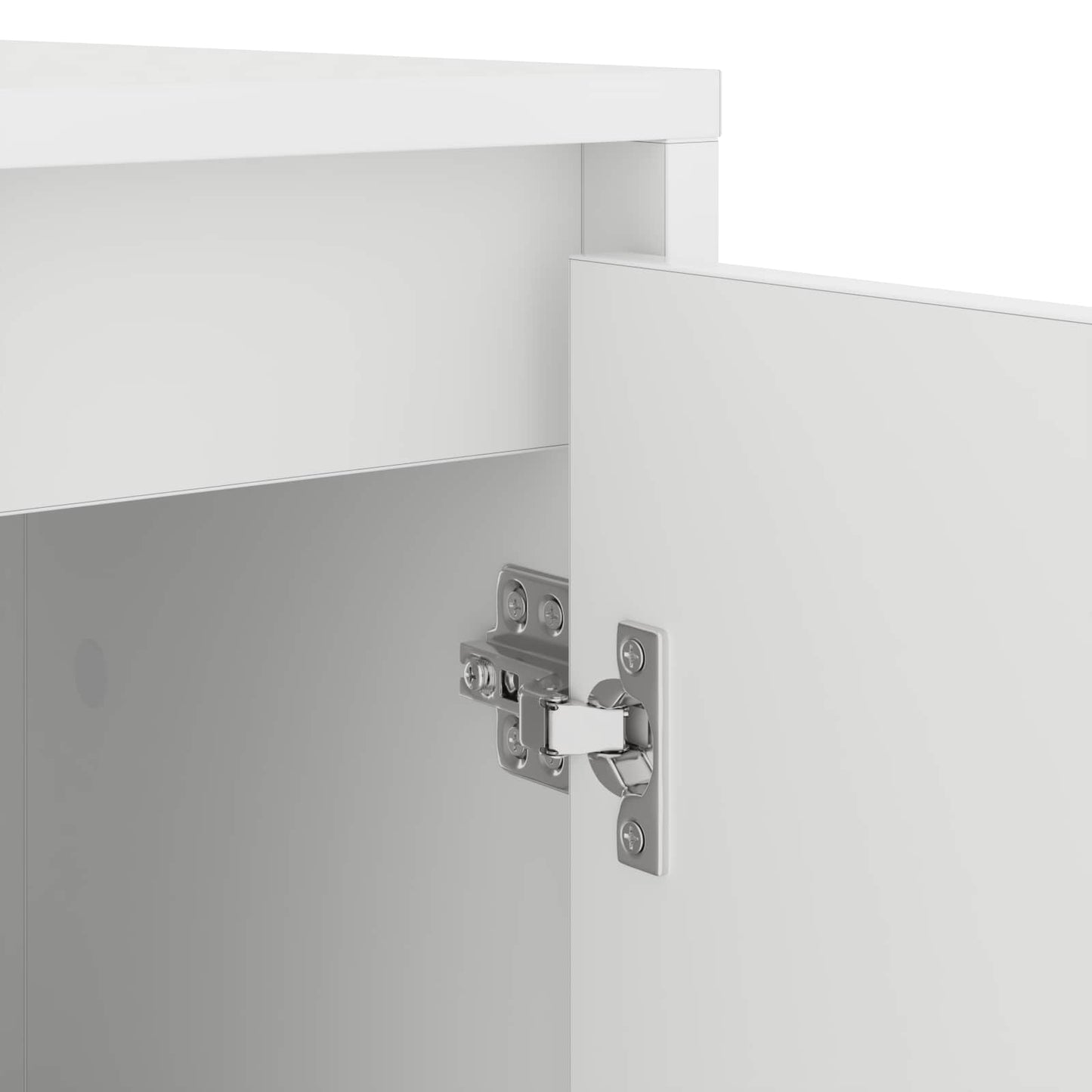 Waschmaschinen-Schrank Weiß 87 x 60 x 89 cm Holzwerkstoff