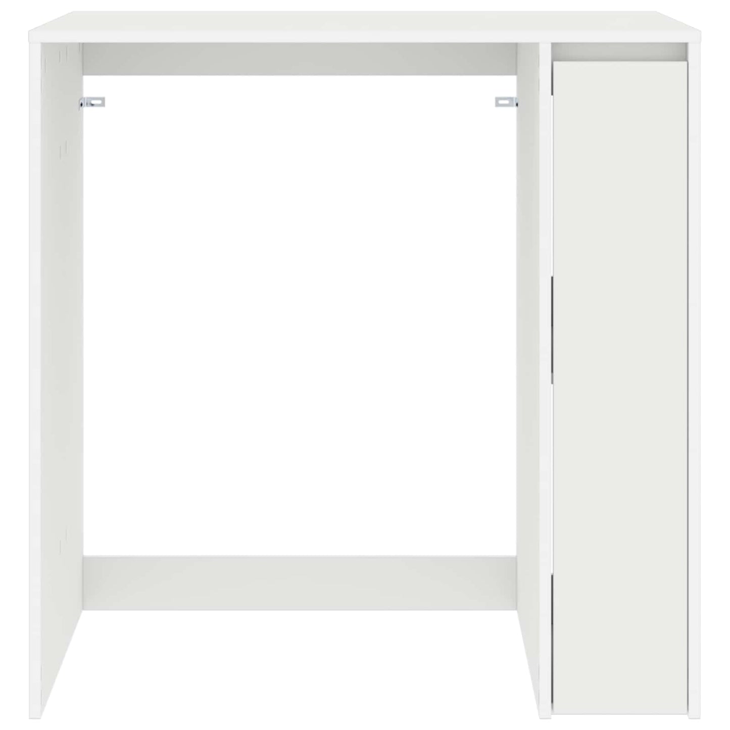 Waschmaschinen-Schrank Weiß 87 x 60 x 89 cm Holzwerkstoff