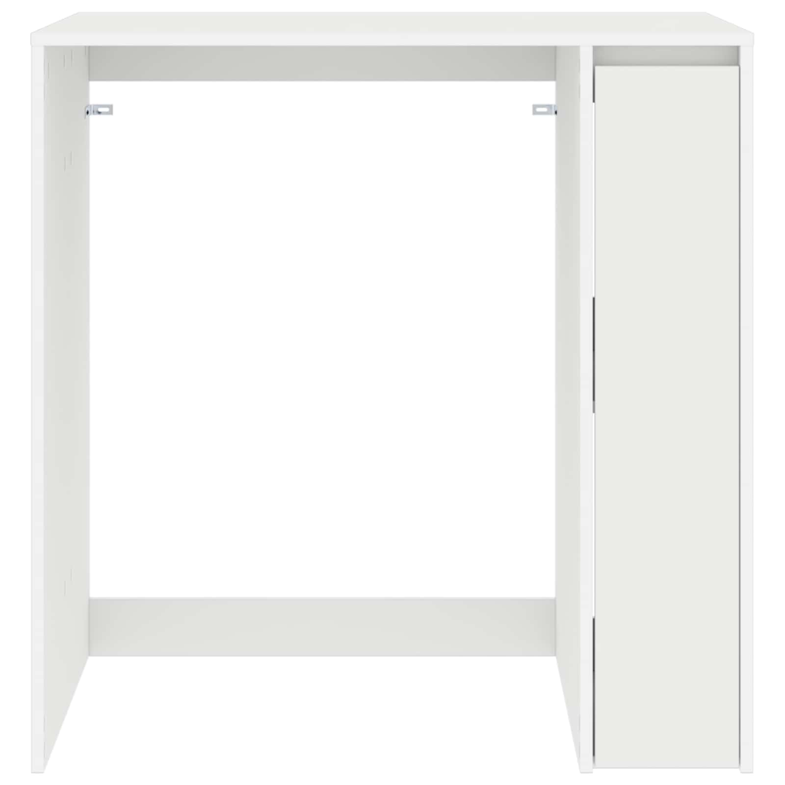 Waschmaschinen-Schrank Weiß 87 x 60 x 89 cm Holzwerkstoff