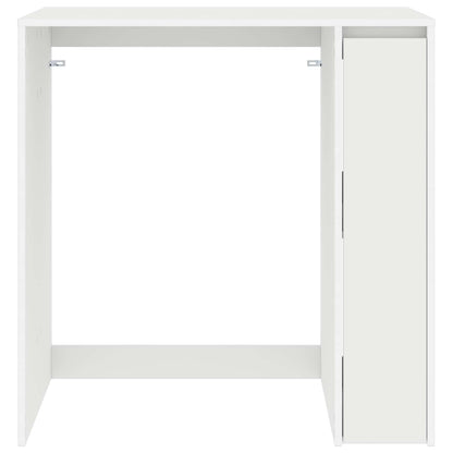 Waschmaschinen-Schrank Weiß 87 x 60 x 89 cm Holzwerkstoff