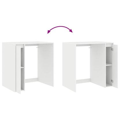 Waschmaschinen-Schrank Weiß 87 x 60 x 89 cm Holzwerkstoff