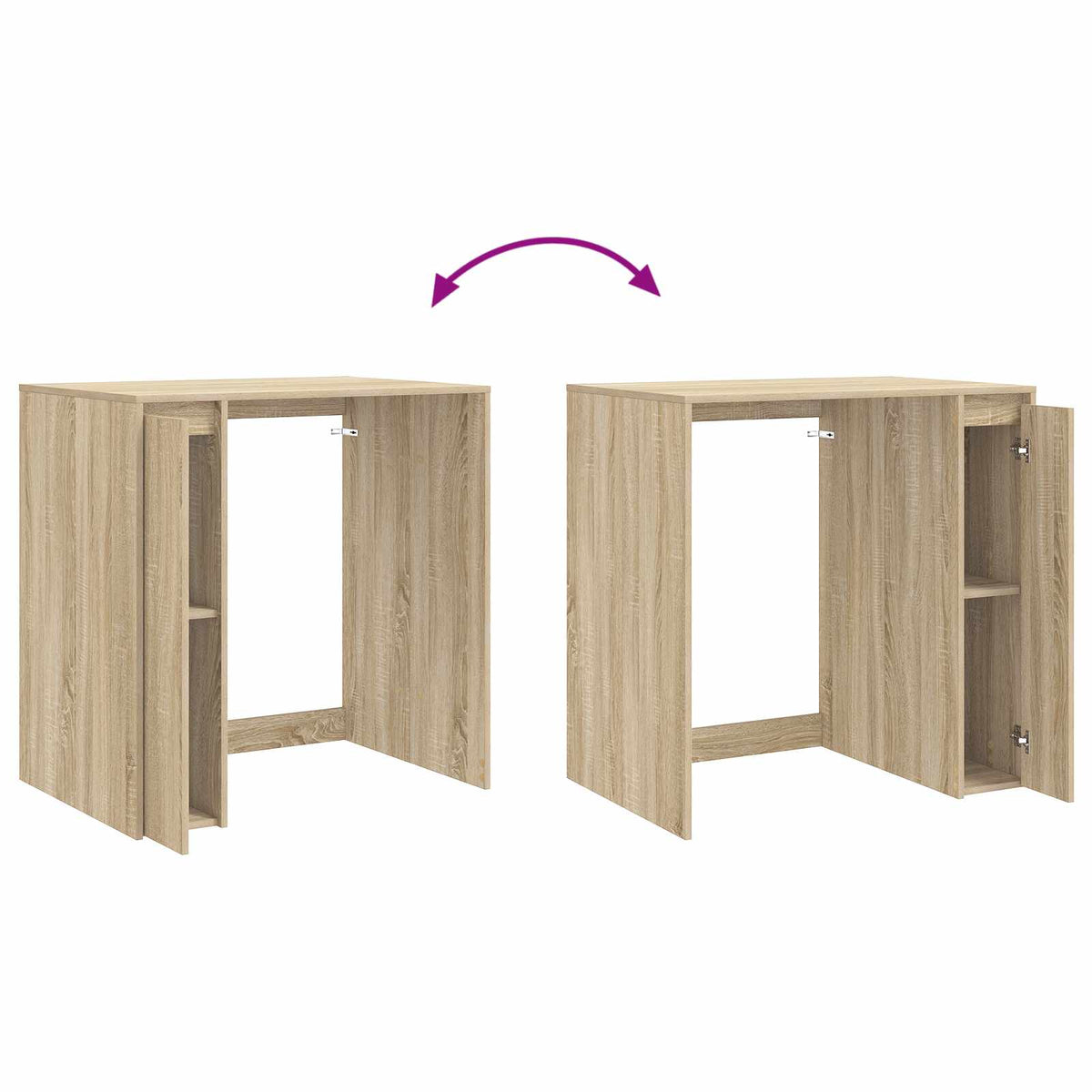 Waschmaschinen-Schrank Sonoma-Eiche 87 x 60 x 89 cm