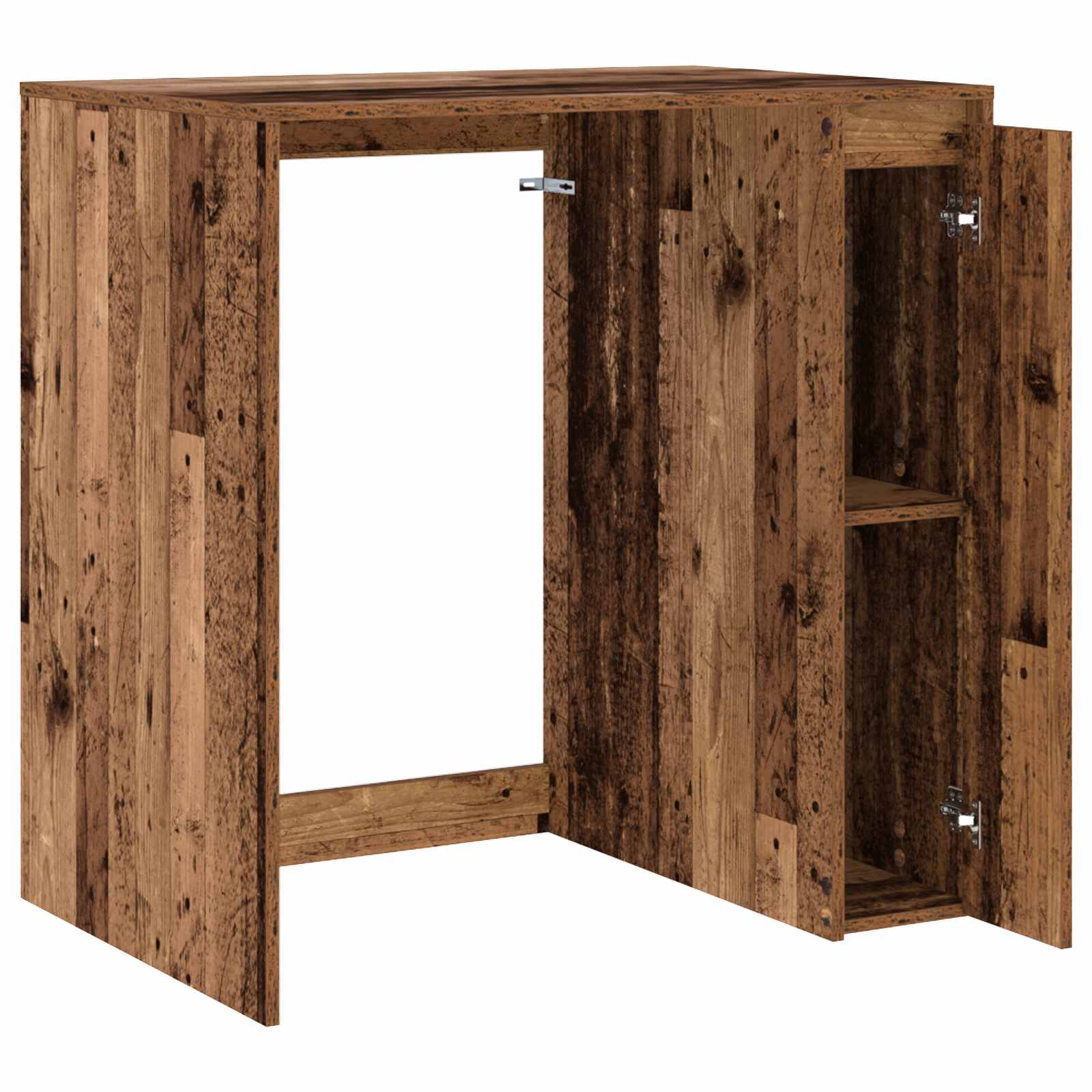Waschmaschinen-Schrank Altholz 87 x 60 x 89 cm Holzwerkstoff