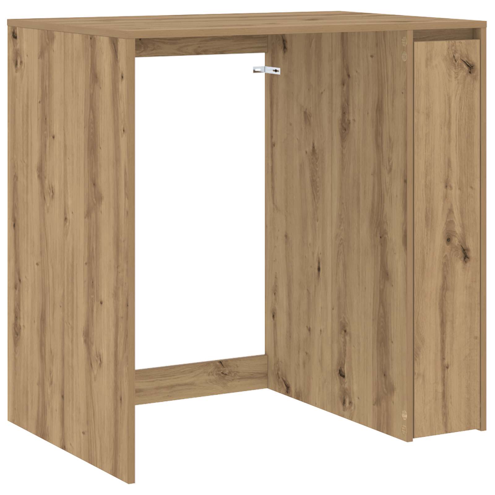 Waschmaschinen-Schrank mit Tür Artisan-Eiche 87 x 60 x 89 cm