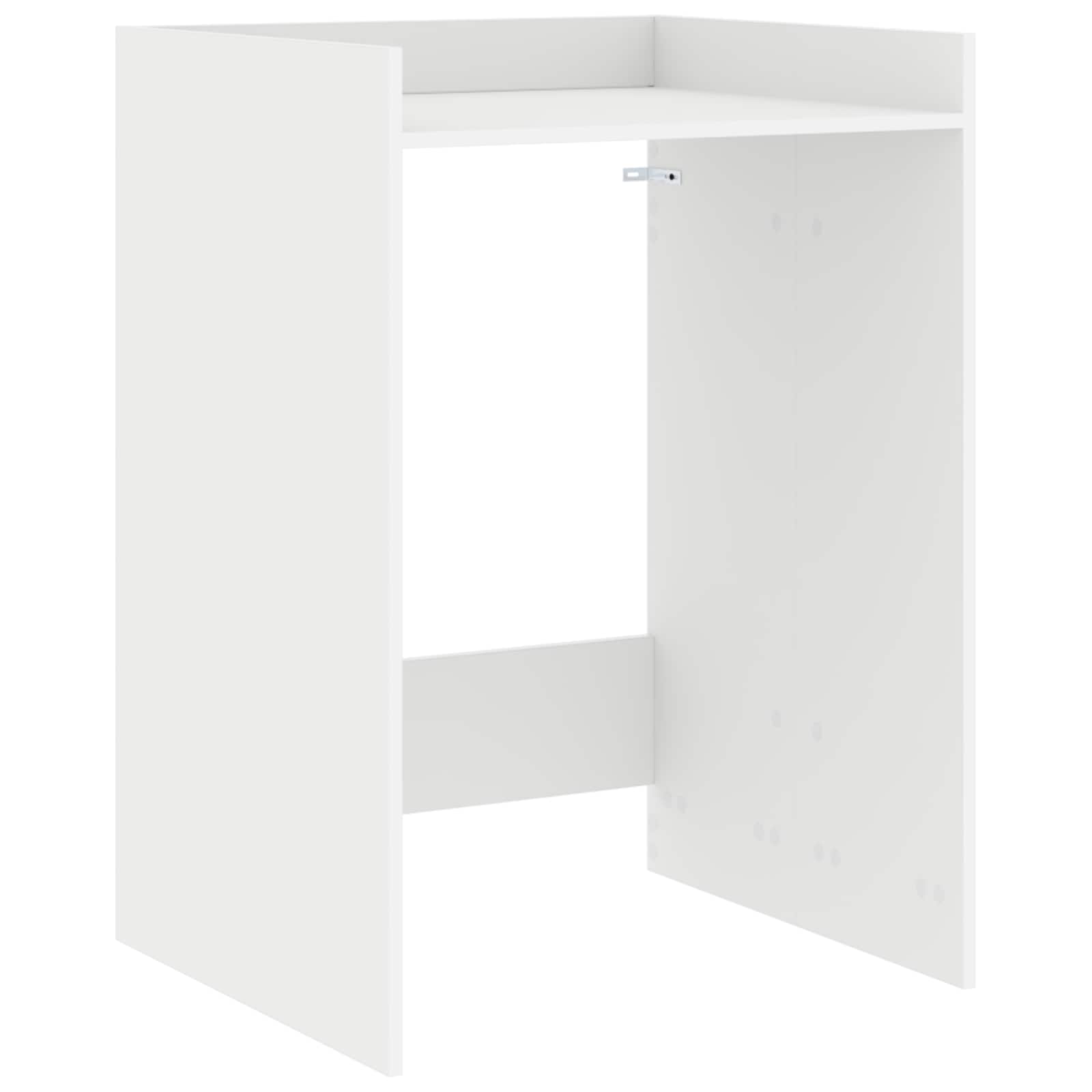Waschmaschinen-Schrank Weiß 67,5 x 62 x 97 cm Holzwerkstoff