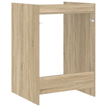 Waschmaschinen-Schrank Sonoma-Eiche 67,5 x 62 x 97 cm