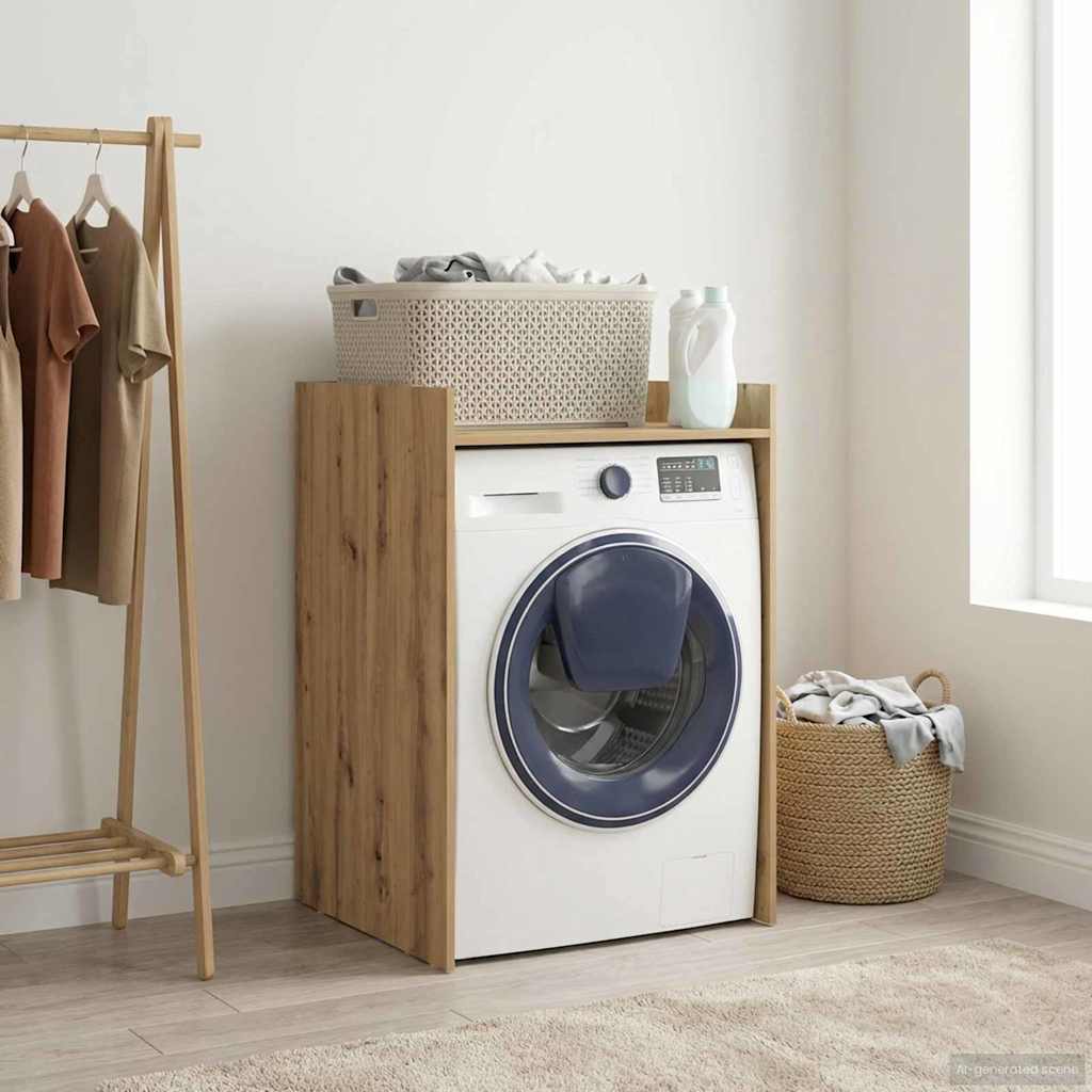 Waschmaschinen-Schrank Artisan-Eiche 67,5 x 62 x 97 cm