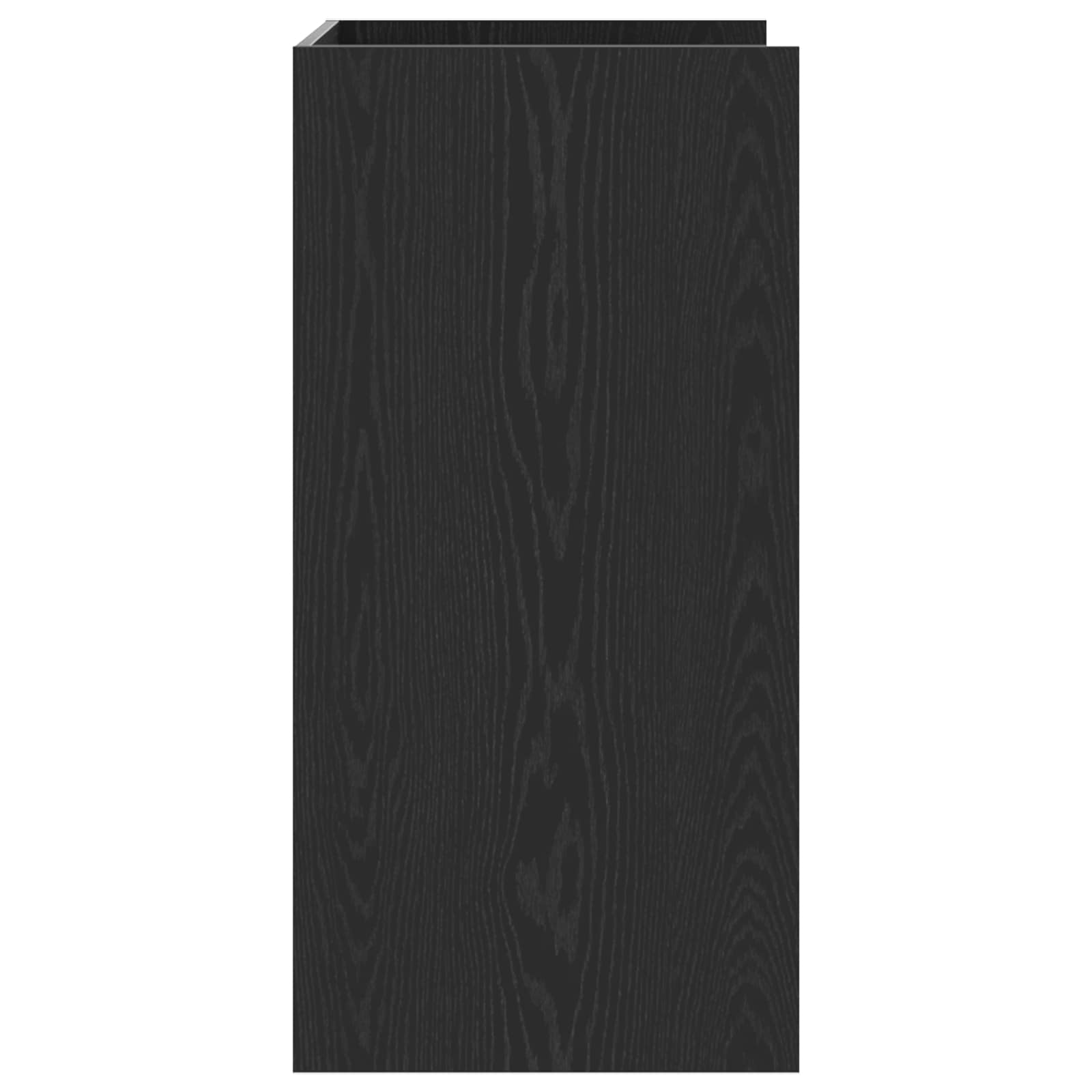 Waschmaschinen-Schrank Schwarz Eichen-Optik 67,5 x 48 x 97 cm