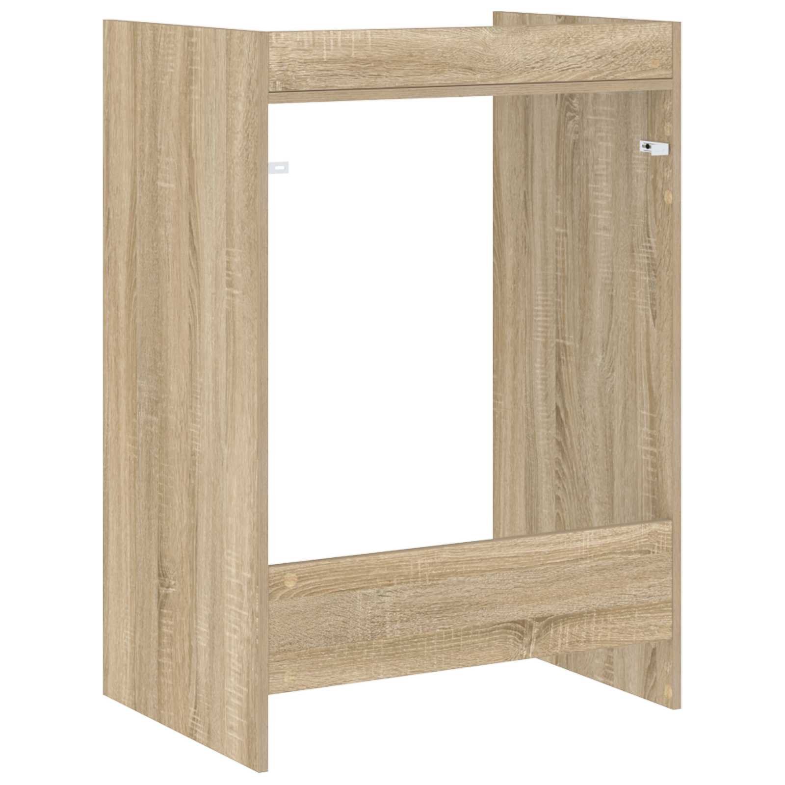 Waschmaschinen-Schrank Sonoma 67,5 x 48 x 97 cm Holzwerkstoff