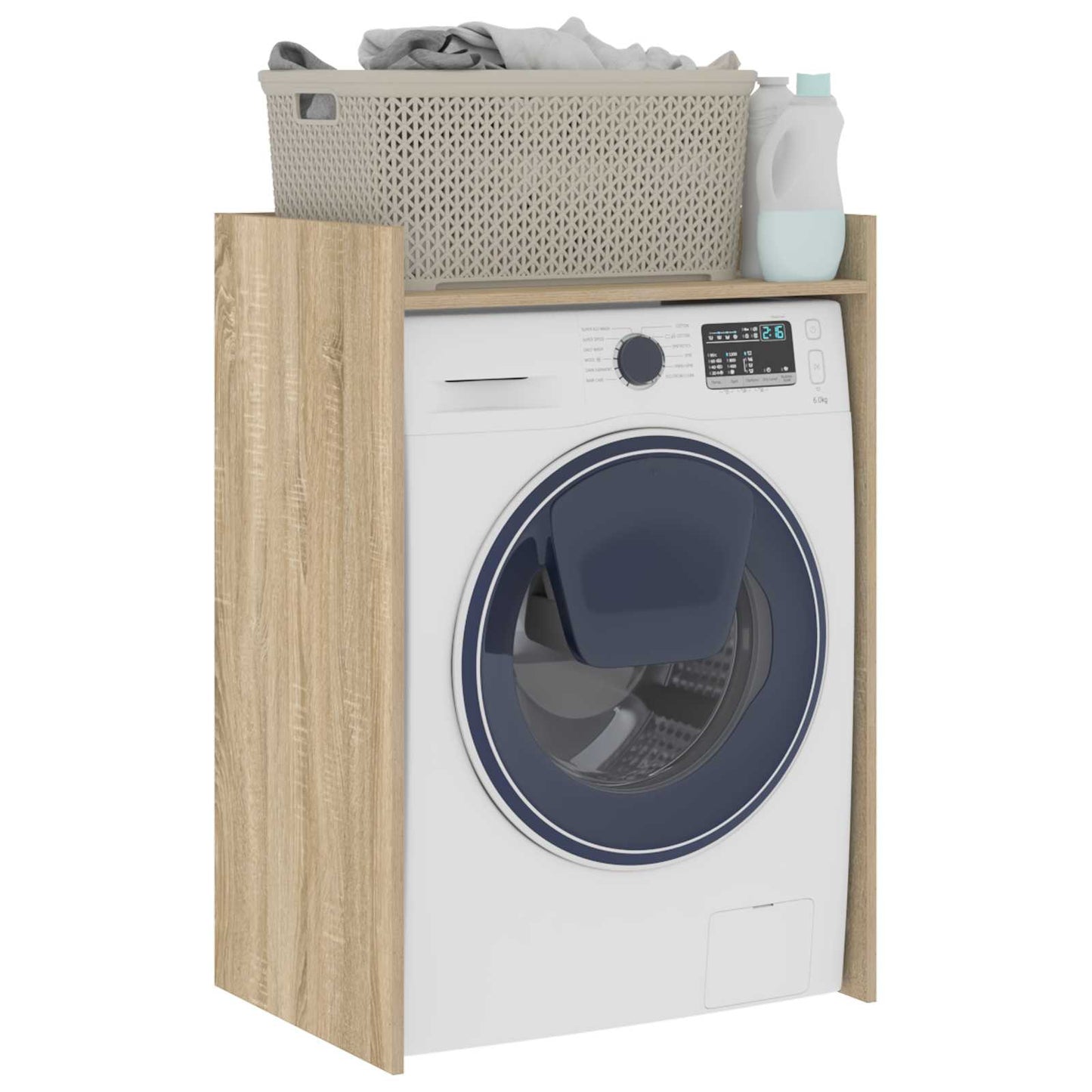 Waschmaschinen-Schrank Sonoma 67,5 x 48 x 97 cm Holzwerkstoff
