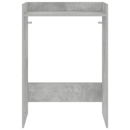 Waschmaschinen-Schrank mit Speicher Betongrau 67,5 x 48 x 97 cm