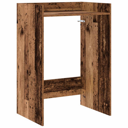 Waschmaschinen-Schrank Altholz 67,5 x 48 x 97 cm Holzwerkstoff