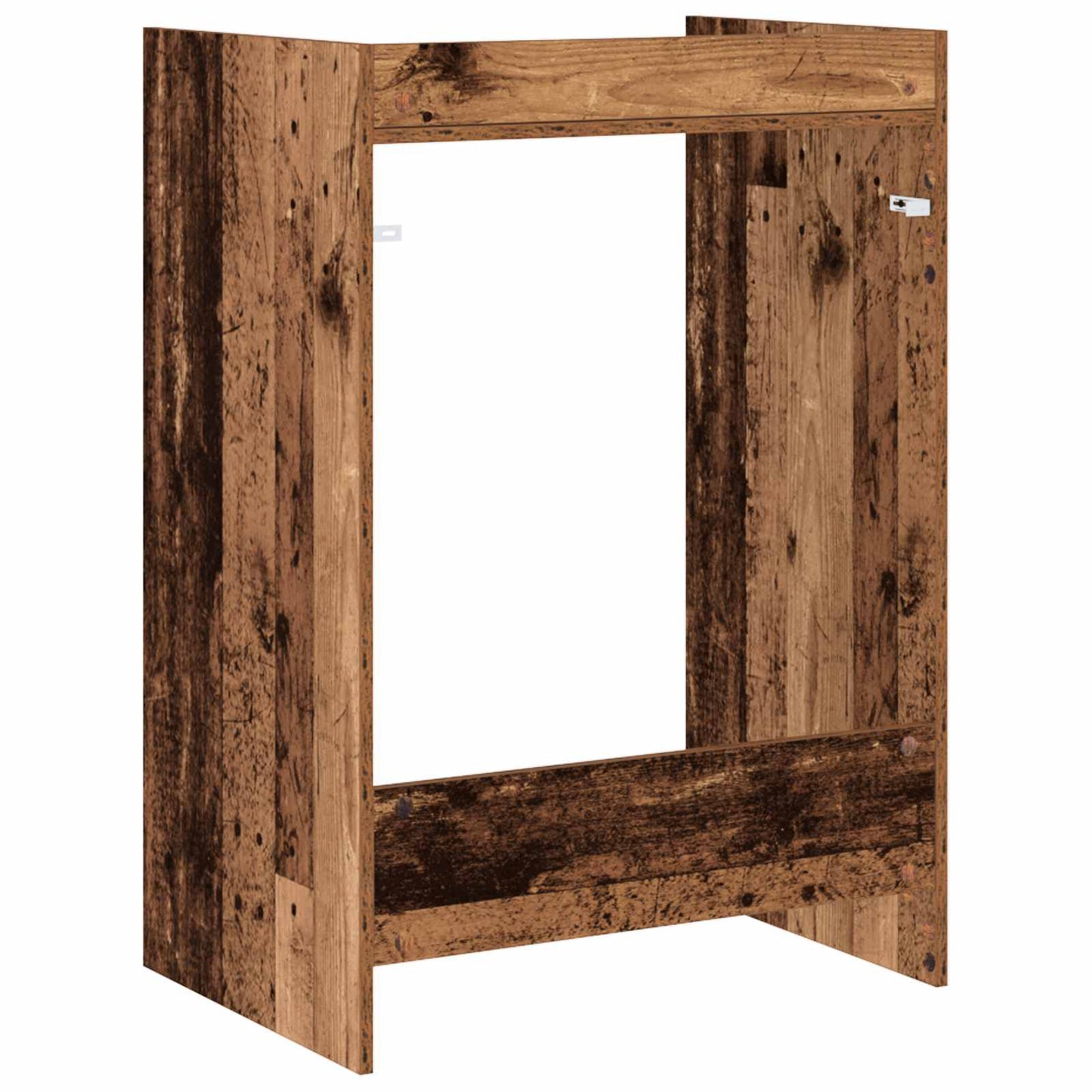 Waschmaschinen-Schrank Altholz 67,5 x 48 x 97 cm Holzwerkstoff